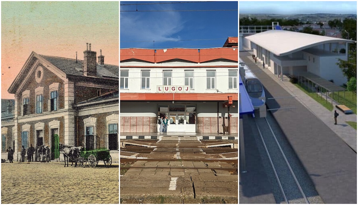 FOTO Moment istoric: Stația CFR Lugoj a fost pusă la pământ. Cum va ...